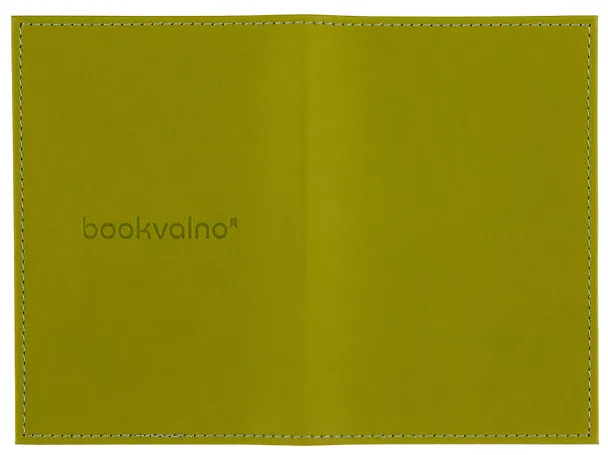 Обложка для паспорта bookvalno, цвет салатовый  (экокожа) (ОПН2025-5) 3121809 — 4