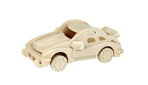 Набор для творчества ЧУДО-ДЕРЕВО Сборная деревянная модель Спорткупе S-P066