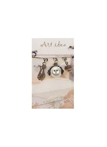 Кулоны в асс. 2 Бусина смайлик бол. в черн. оправе (QA 7009 BLACK) (14021287) (упаковка)