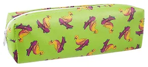 Пенал-косметичка "Утка на скейте", PU