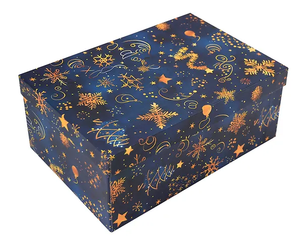 Коробка подарочная "НОЧНЫЕ ГРЕЗЫ" 30.5*20*13см, Новый год, картон 3109871 — 1