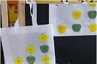 Пакет хозяйственный из нетканых материалов Яблоки