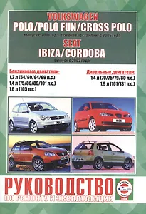 Volkswagen Polo / Polo Fun / Cross Polo выпуска с 2001 года, включая рестайлинг с 2005 года. Seat Ibiza & Cordoba выпуска с 2002 года