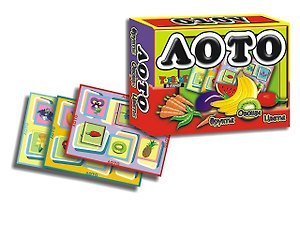 Игра, TopGame, Лото, Фрукты, овощи, цветы
