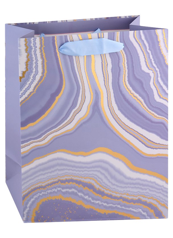 Пакет А4 32*26*12,5 "Blue marble" нейтр., бум.мат.ламинат  2950391 — 1