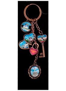 Брелок гроздь Кострома (металл цв.медь)