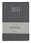 Ежедневник дат. 2025г. А5 176л "Stripes" серо-голубой, 7Б, тв.переплет, иск.кожа, тисн.фольгой, тонир.блок, скругл.углы, ляссе, инд.уп — 3056004 — 1