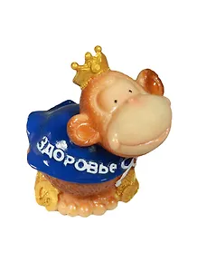 Копилка Обезьянка (2в.) (H-10,L-6,W-5 см) (6641003)