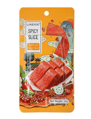 Соевое мясо Lakexixi Пряная палочка Sweet and Spicy (Сладкий и Пряный), 26г 3129543