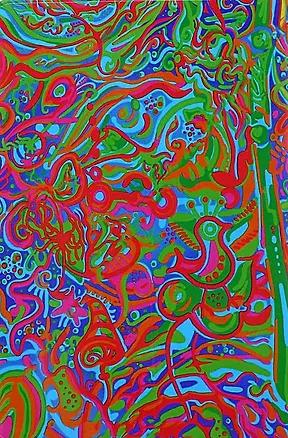 Обложка для паспорта "Абстракция" 13,7*9,6 см (440848) 2346985