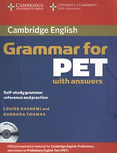 Cambridge Grammar for PET Book with answers and Audio CD