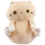 Мягкая игрушка  Кот сидит бежевый (35 см) — 2670192 — 1
