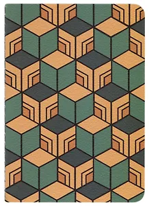 Записная книжка А7 30л кл. "Истребитель демонов Гийю" сшивка, тонир.блок