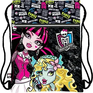 Сумка - рюкзак для обуви «Monster High», 43X34см 371751