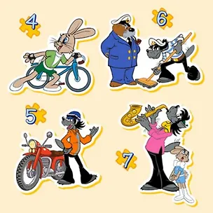 Пазл В-PU04101 Ну погоди (Castorland) 2296329