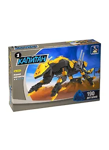 Конструктор пластмассовый Герои Робот леопард (25473) (190дет.) (AUSINI) (коробка)