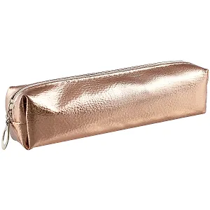 Пенал-косметичка «Металлик розовый», 19.5 х 5 см