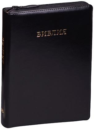 Библия (черн.) (термовинил) (молн.) (инд.) (зол.срез) (ПИ) (V16-072-27z) — 2599628 — 1