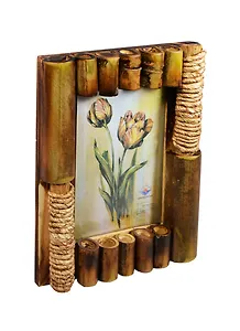 Фоторамка для фото 10х15см (N460-2) (бамбук, дерево) (20,5х15,5)