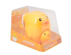 Точилки 02шт "Цыпленок" пласт.уп., ассорти