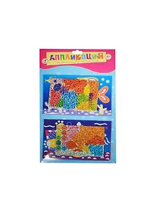 Сверкающая мозаика Рыбка Морская звезда (2774) (Аппликация) (набор д/творч.) (4+) (упаковка)