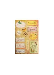 Наклейки декоративные Винтаж (Таинственный сад) (926451) (15х11см) (упаковка)