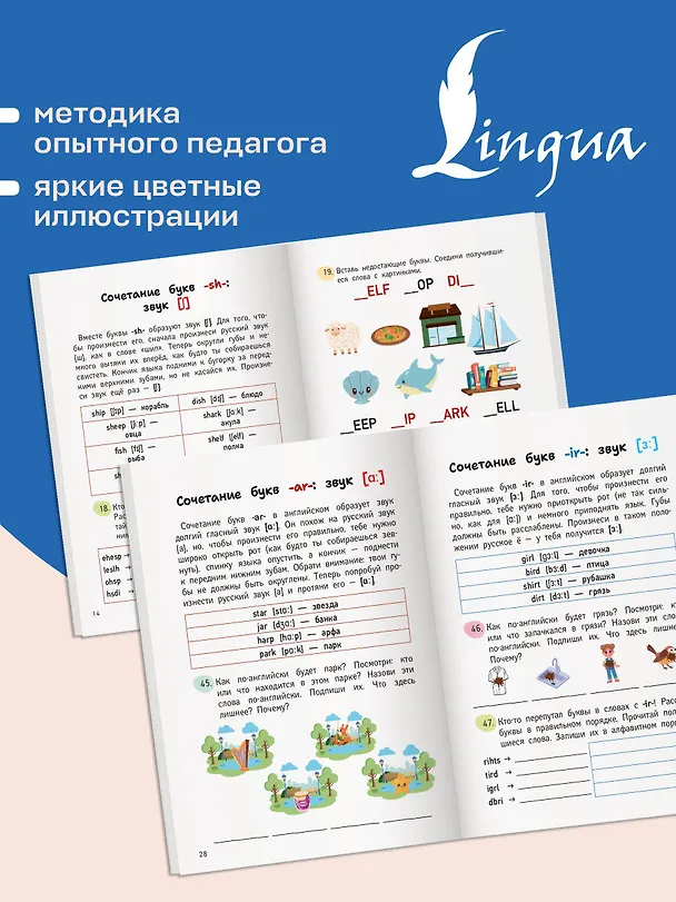 Книга Английский язык.  Учимся читать. Activity book (Кристина Темурян) — 7