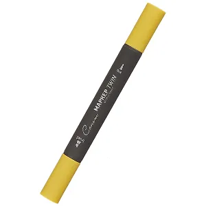 Маркер художественный "Сонет" желто-оливковый, двухсторон., тонк. и широк.долото, Сонет