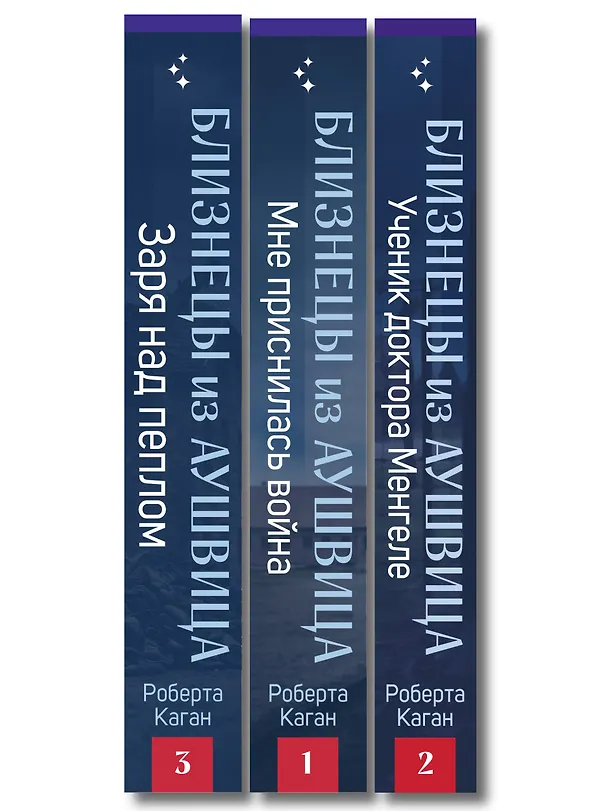 Книга Комплект из 3-х книг: Близнецы из Аушвица (Мне приснилась война + Ученик доктора Менгеле + Заря над пеплом) () — 3
