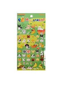 Наклейка декоративная зефирная 2 Щенки 1 (95*185) (Наклей-ка!) (упаковка)