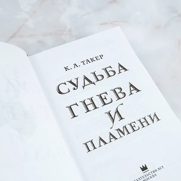 Книга Судьба гнева и пламени (К. А. Такер) — 6
