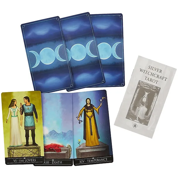 Книга Таро Аввалон, Silver witchcraft Tarot (78 карт) (коробка) () — 3