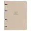Тетрадь 120л кл. "Block", бежевый, на кольцах, мел.картон, микротекстурирование, ламинация — 3077574 — 1