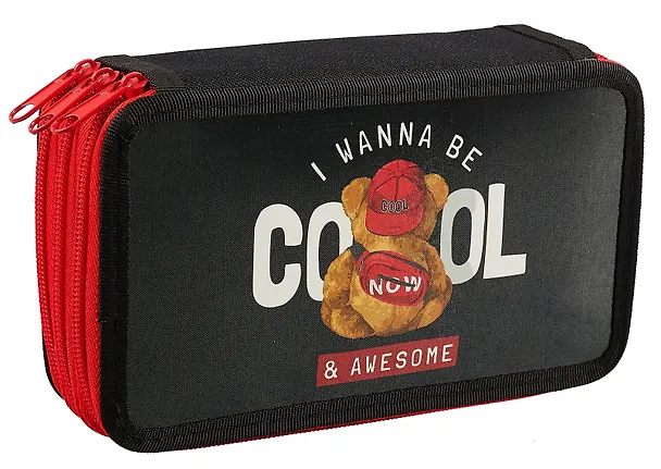 Пенал 3отд. "Be cool" 19*11, молния, ламинат 3037751 — 1