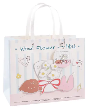 Пакет А4 32*25,5*15 "Flower rabbit" дет., бум.мат.ламинат 3104095