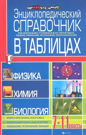 Энциклопедический справочник в таблицах:физика: химия: биология — 2312394 — 1