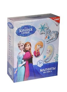 Набор для творчества Lori. Магниты из гипса «Холодное сердце»