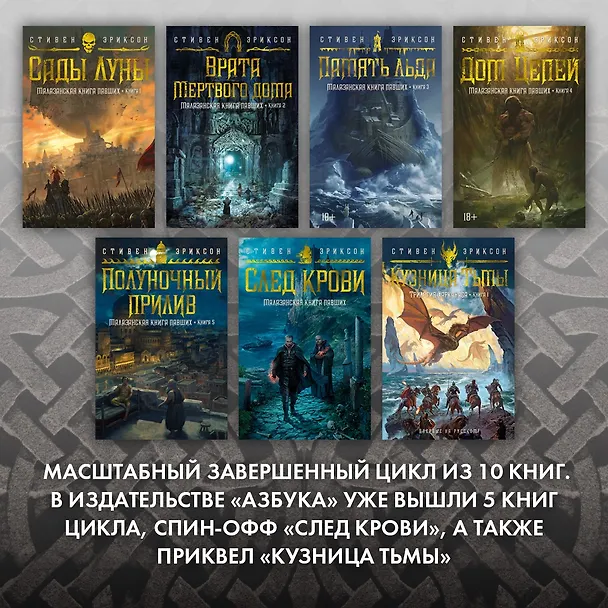 Книга Трилогия Харканаса. Книга 1. Кузница Тьмы (Стивен Эриксон) — 7