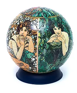 Шаровый Пазл Альфонс Муха (A2710_09) (540 деталей, 23см)