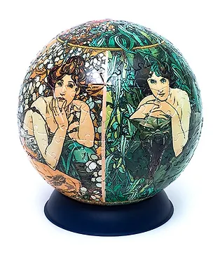 Шаровый Пазл Альфонс Муха (A2710_09) (540 деталей, 23см) 2353506