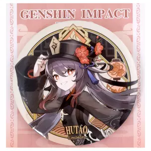 Значок Genshin Impact Liyue Harbour Character Can Badge Hutao — 2986615 — 1