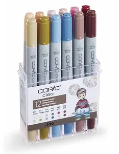 Набор маркеров Copic Ciao "Винтаж", 12 цветов