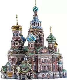 Модель, сборная, Умная бумага, Спас-на-Крови, картон, 1:200 — 2050325 — 1