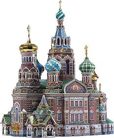 3D конструктор «Спас на крови», Умная Бумага 2050325 — 1