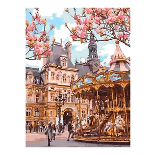 Картина по номерам на картоне "Весенний парк", 28,5х38 см 3015665