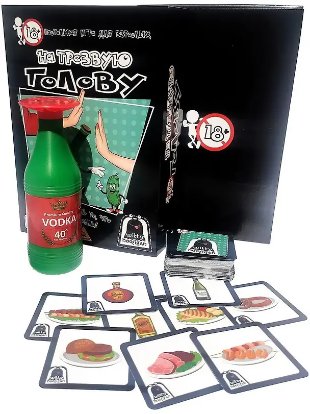 Настольная игра Witty Hooligan На трезвую голову 2785517 — 5