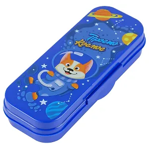 Пенал школьный "Космос", пластмассовый, Стамм
