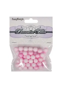 Декоративный наполнитель Розовый (SCB26001001) (d=1см) (упаковка)
