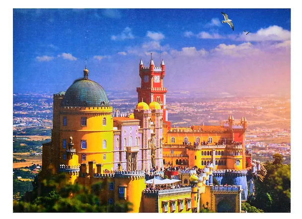Картина для раскрашивания по номерам. В облаках. 40x50см арт.06636 2881781 — 3