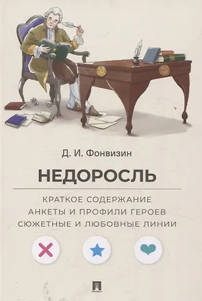 Книга Недоросль. Краткое содержание. Анкеты и профили героев. Сюжетные и любовные линии (Денис Фонвизин)